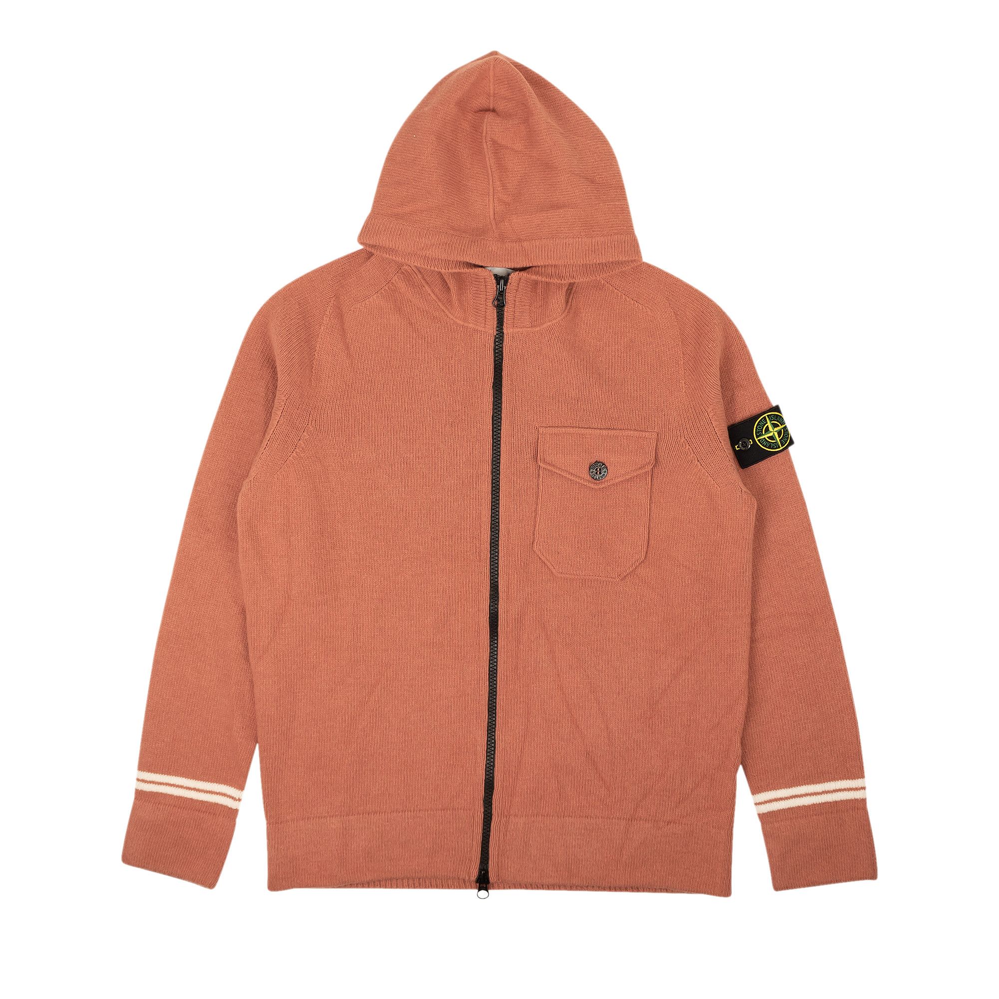 Stone island salmon deals hoodie