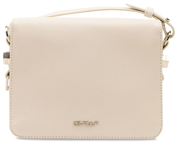 Buy Off-White Leather Diag Flap Bag 'White' - OWNA011E20LEA0030110 | GOAT