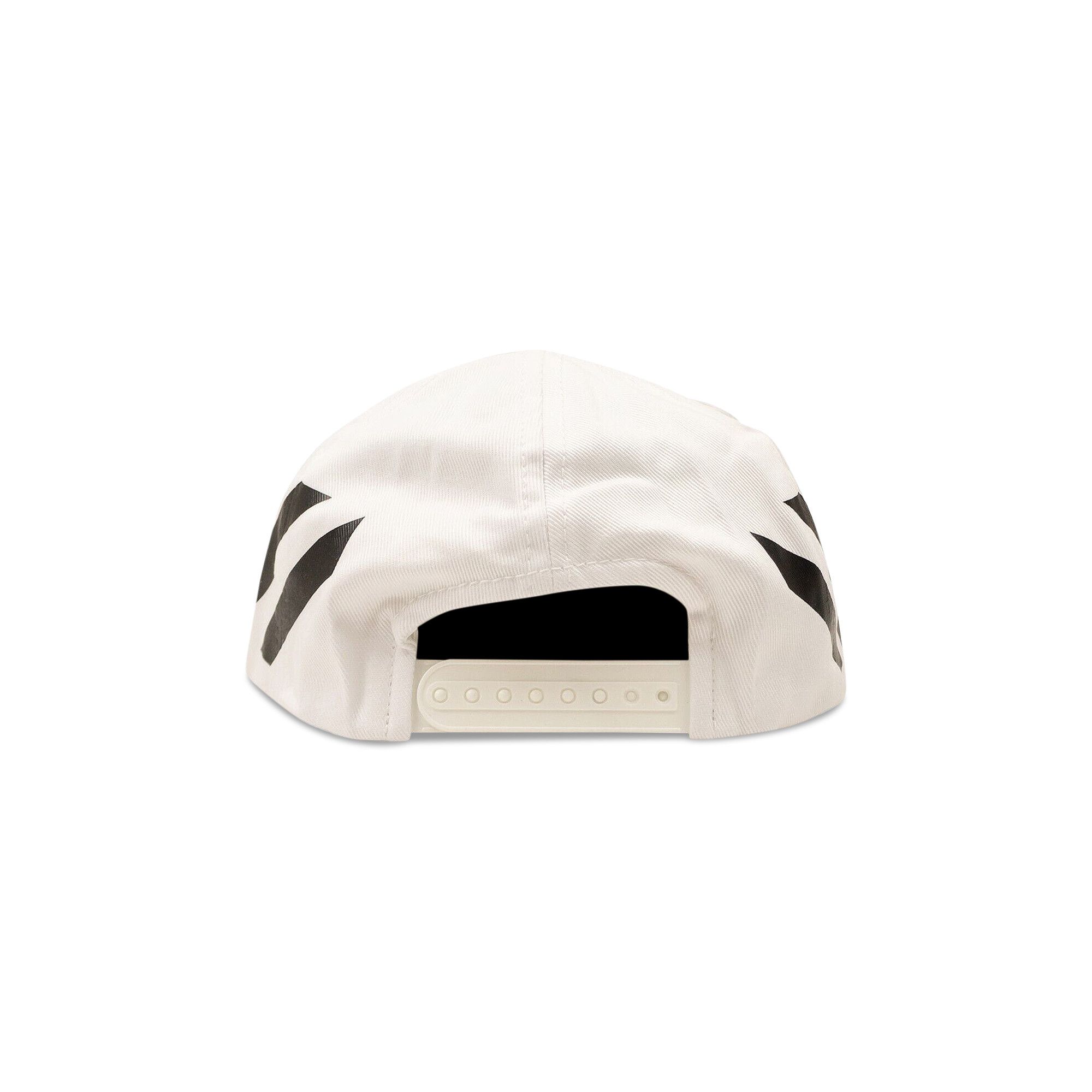 Off white diagonal baseball cap top