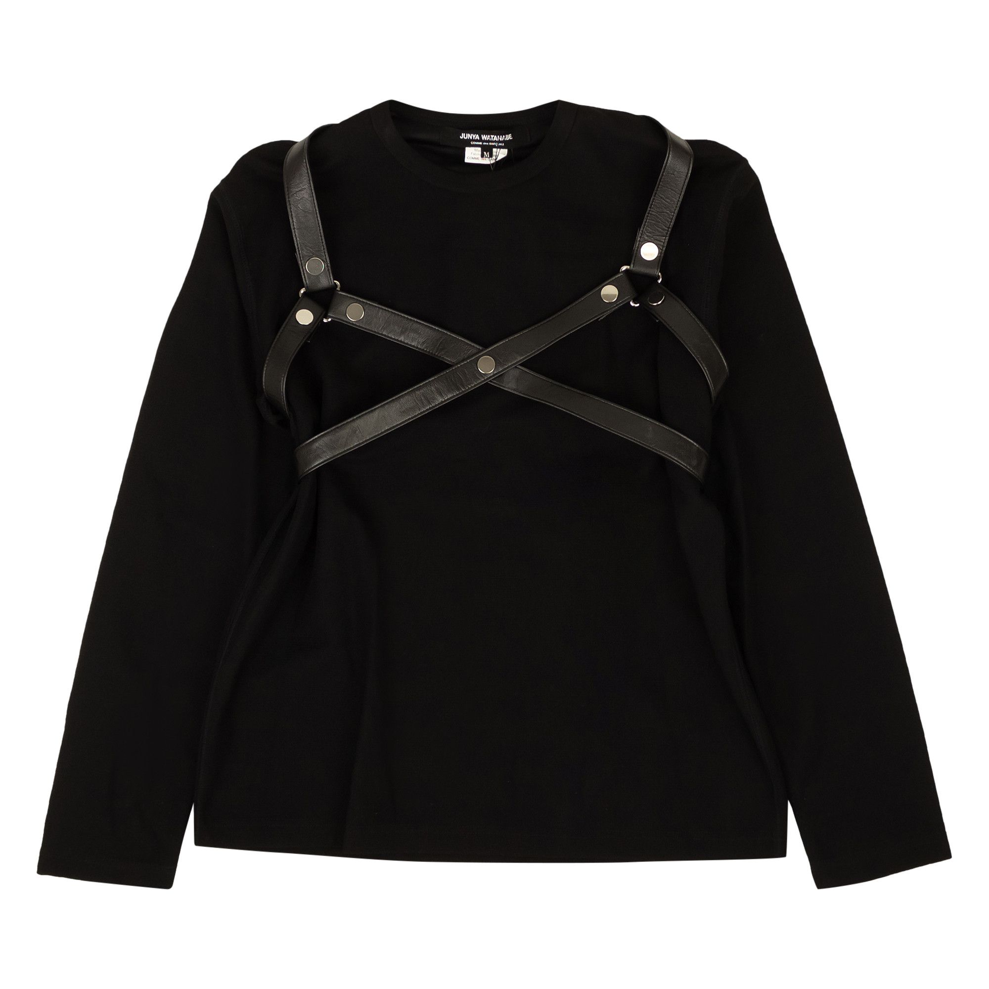 junjun★ Buy Junya Watanabe Strap Detail Long-Sleeve T-Shirt 'Black