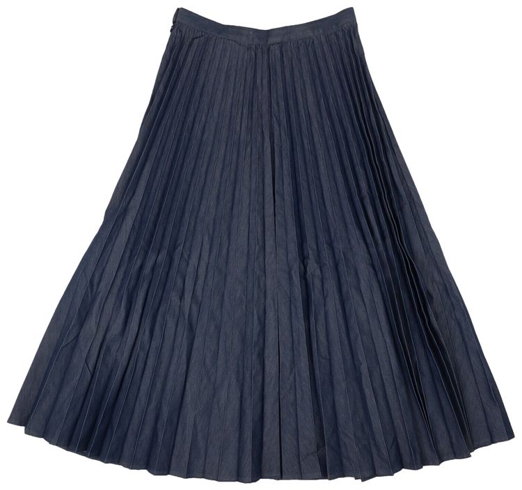 Junya Watanabe Maxi Denim Skirt Blue