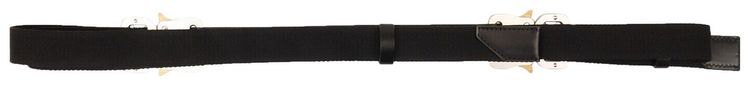 1017 ALYX 9SM Double Buckle Rollercoaster Belt Black