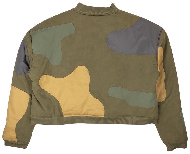 Who Decides War Logo Bomber Jacket Green