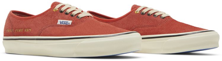 Vans Julian Klincewicz x Vault OG Authentic SP LX Pale Fire Sky   Cherry Tomato