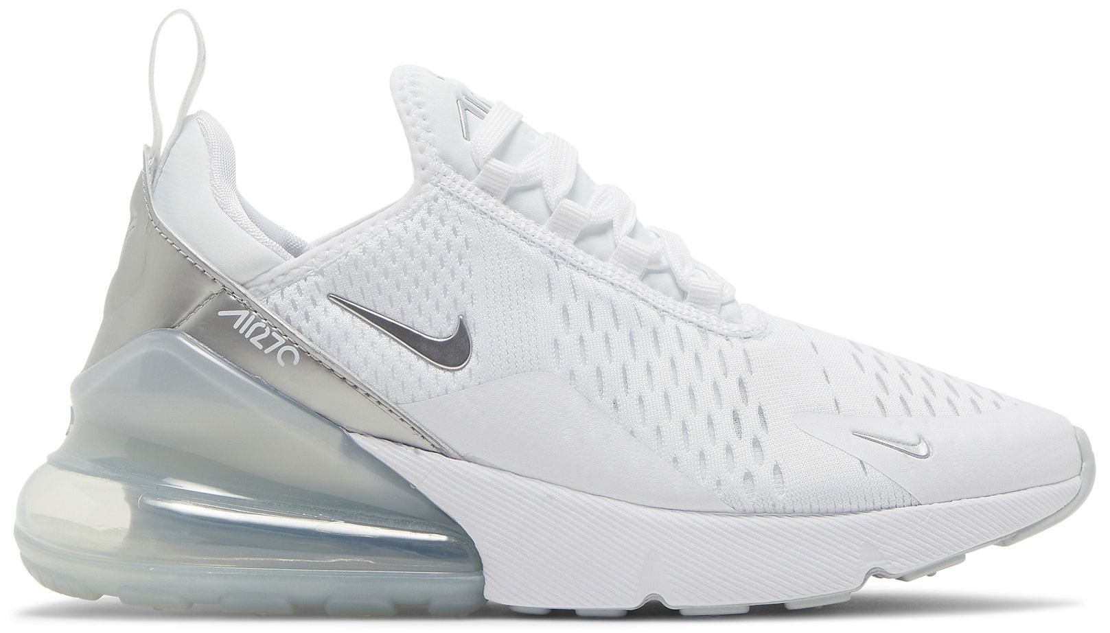 air max 270 white on feet