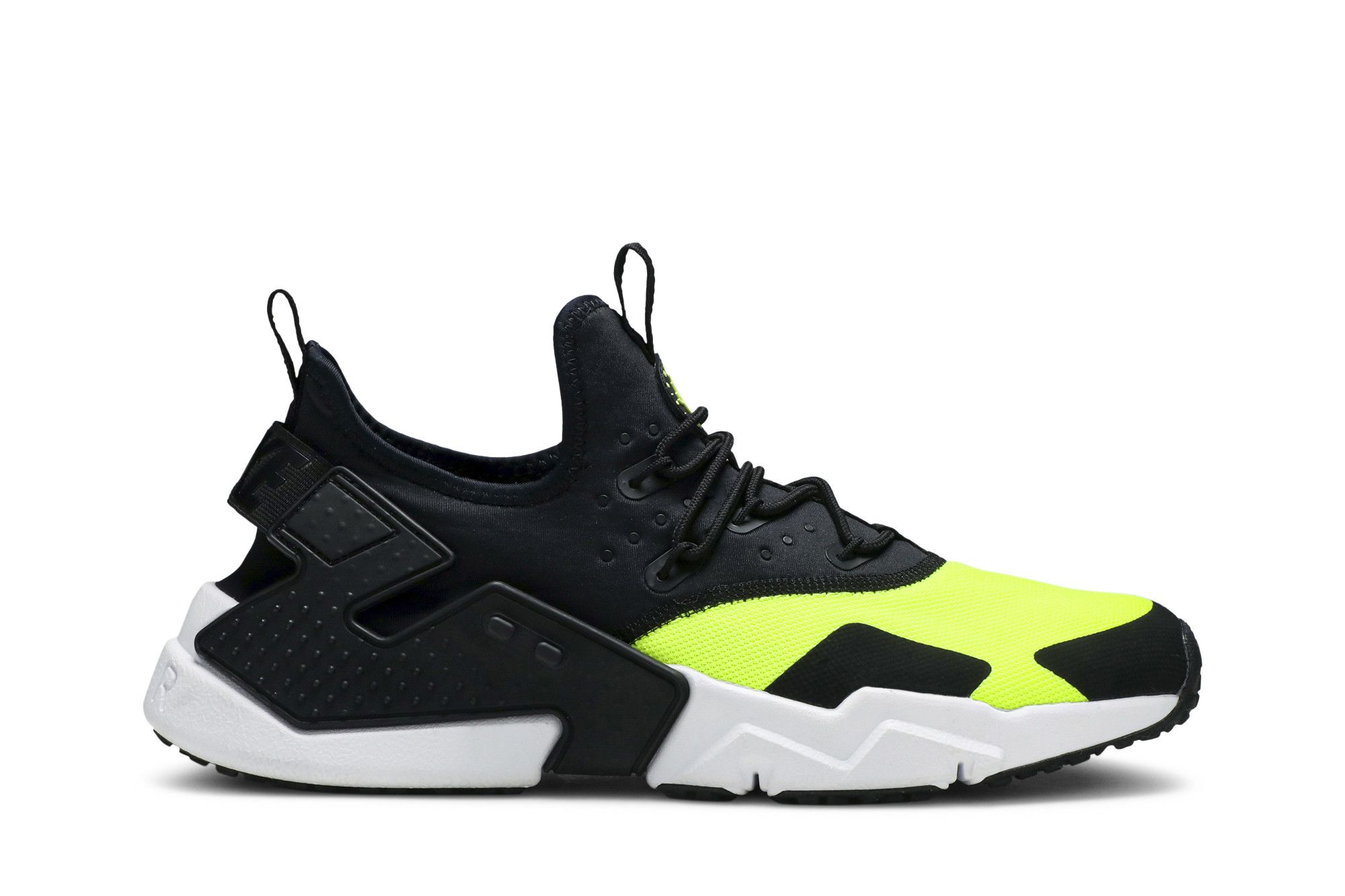 Huarache drift black white sale