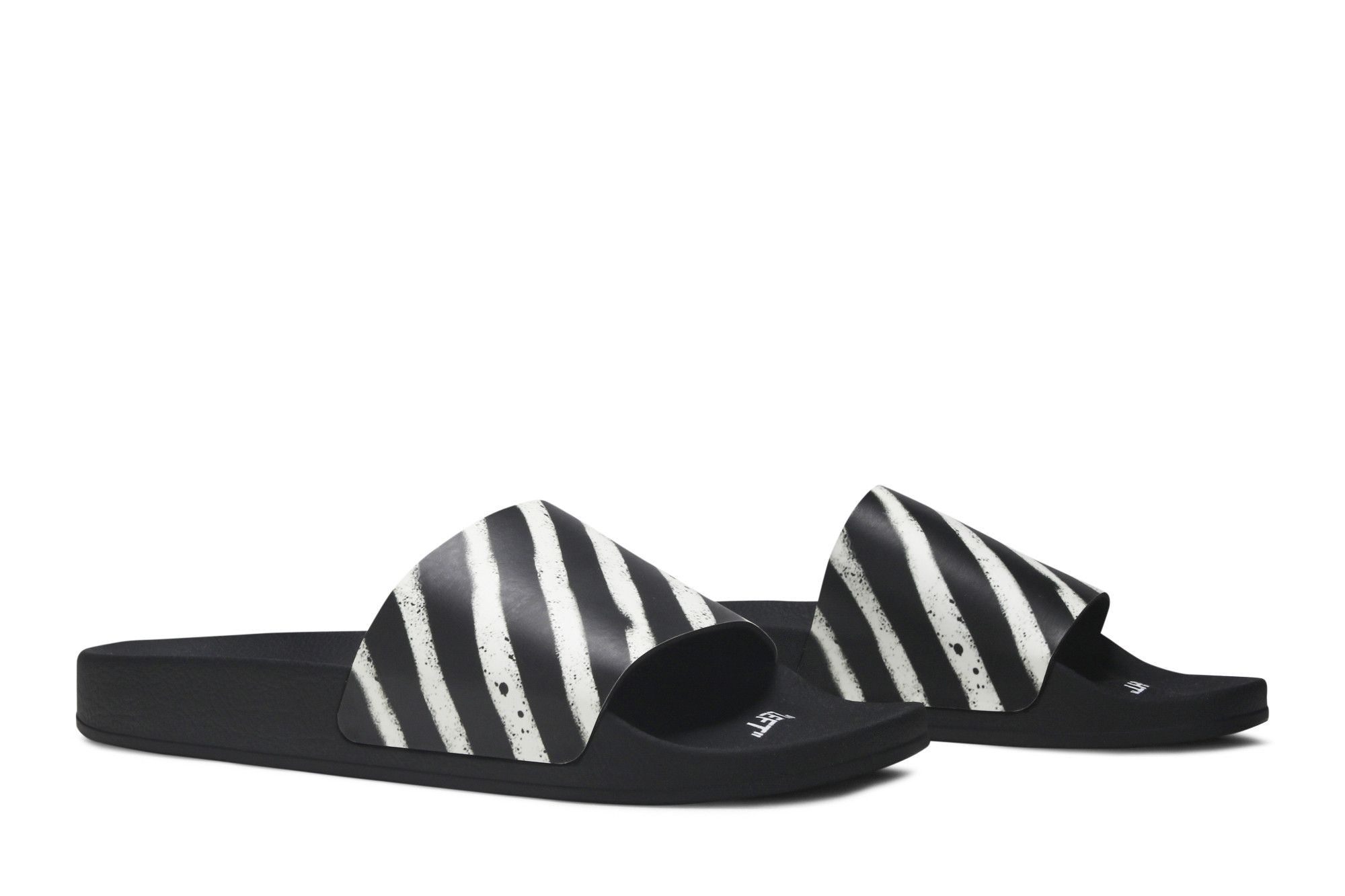 Off white slides black and yellow hotsell