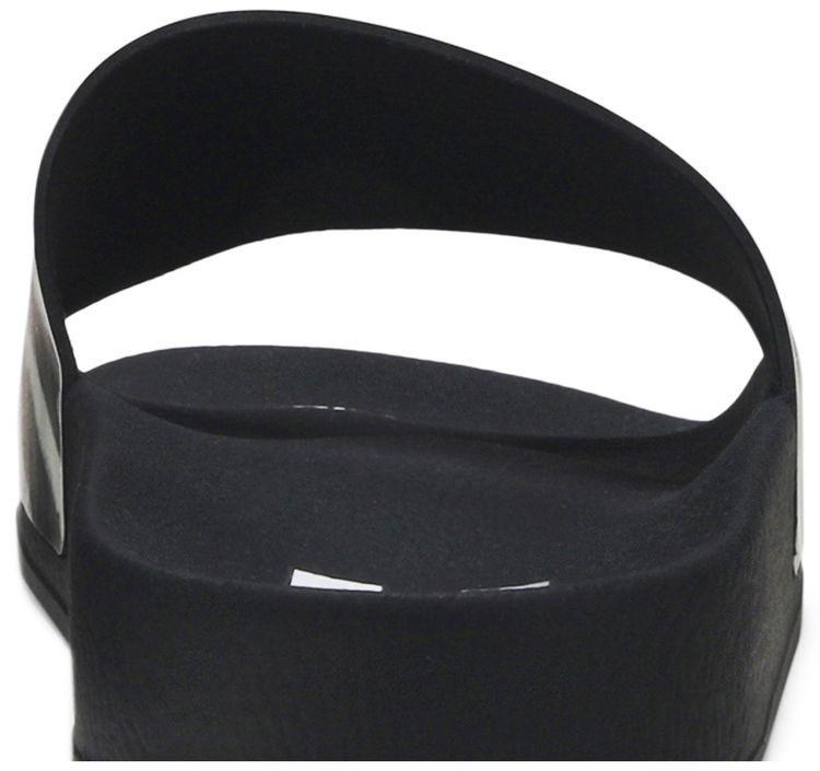 Off White Spray Stripes Slider Black White