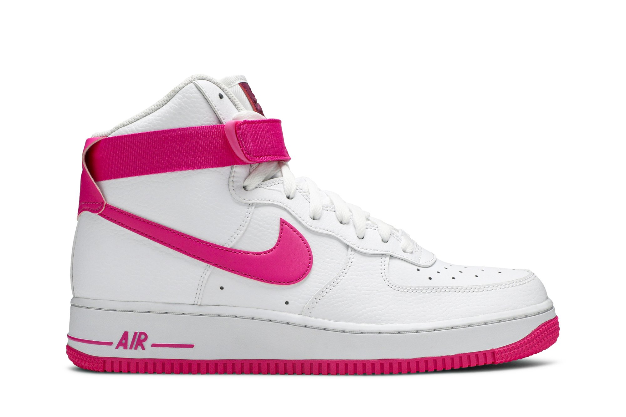 white and pink air force 1 high