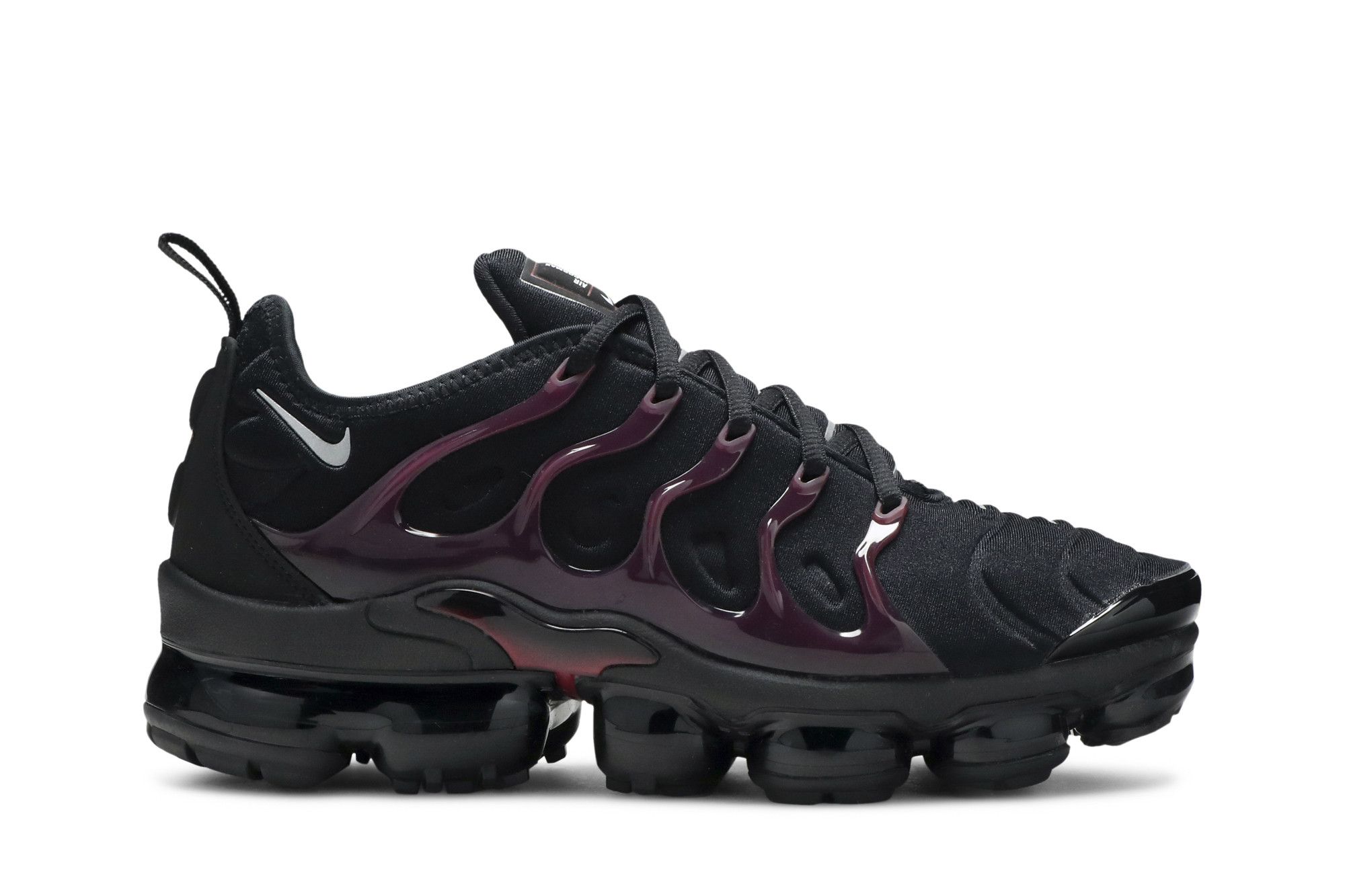Air vapormax plus black/noble red/reflect on sale silver