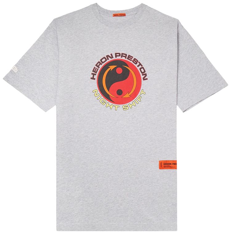 Heron Preston Tao Over Tshirt S Melange Grey