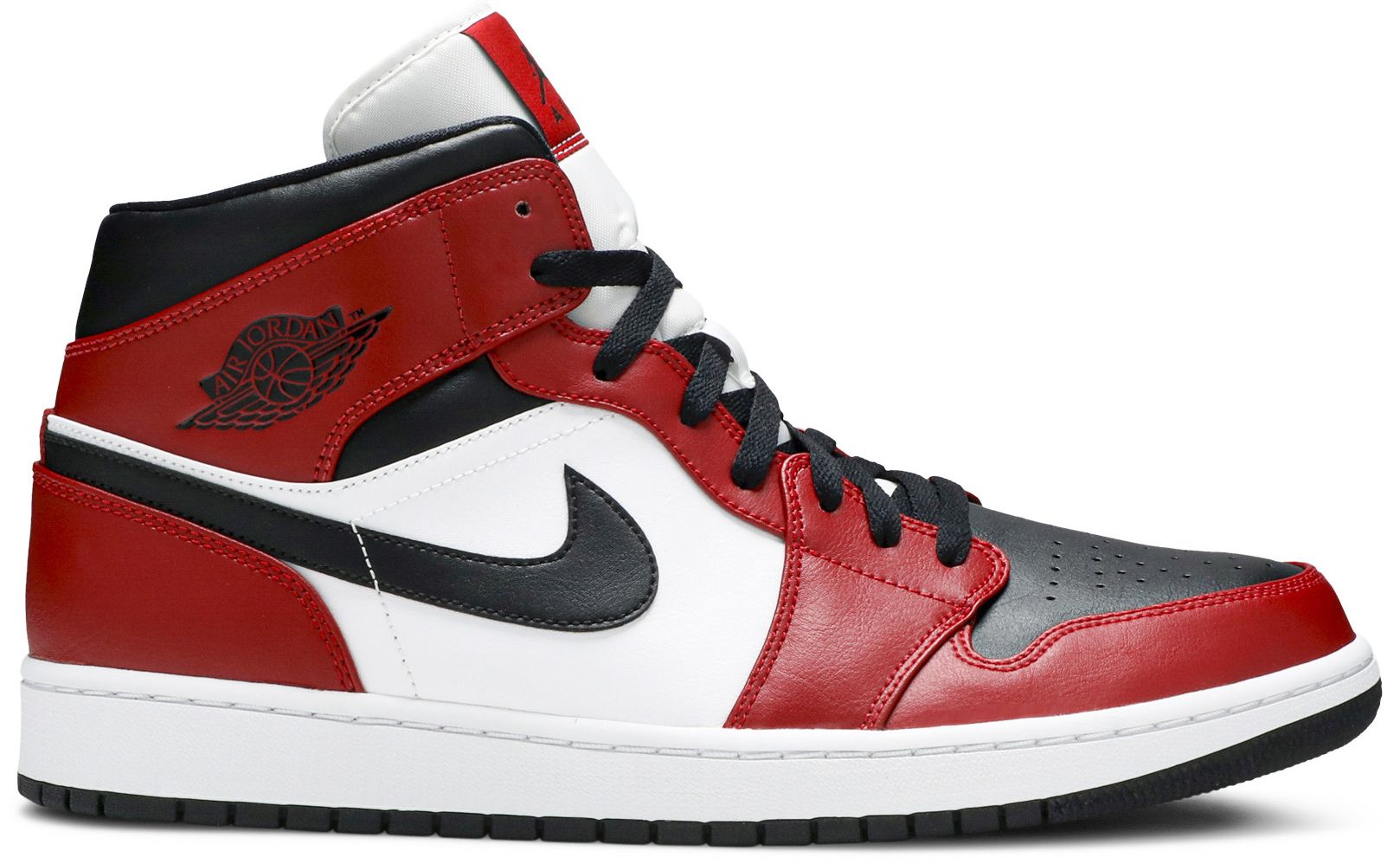 restocks jordan 1 mid chicago black toe
