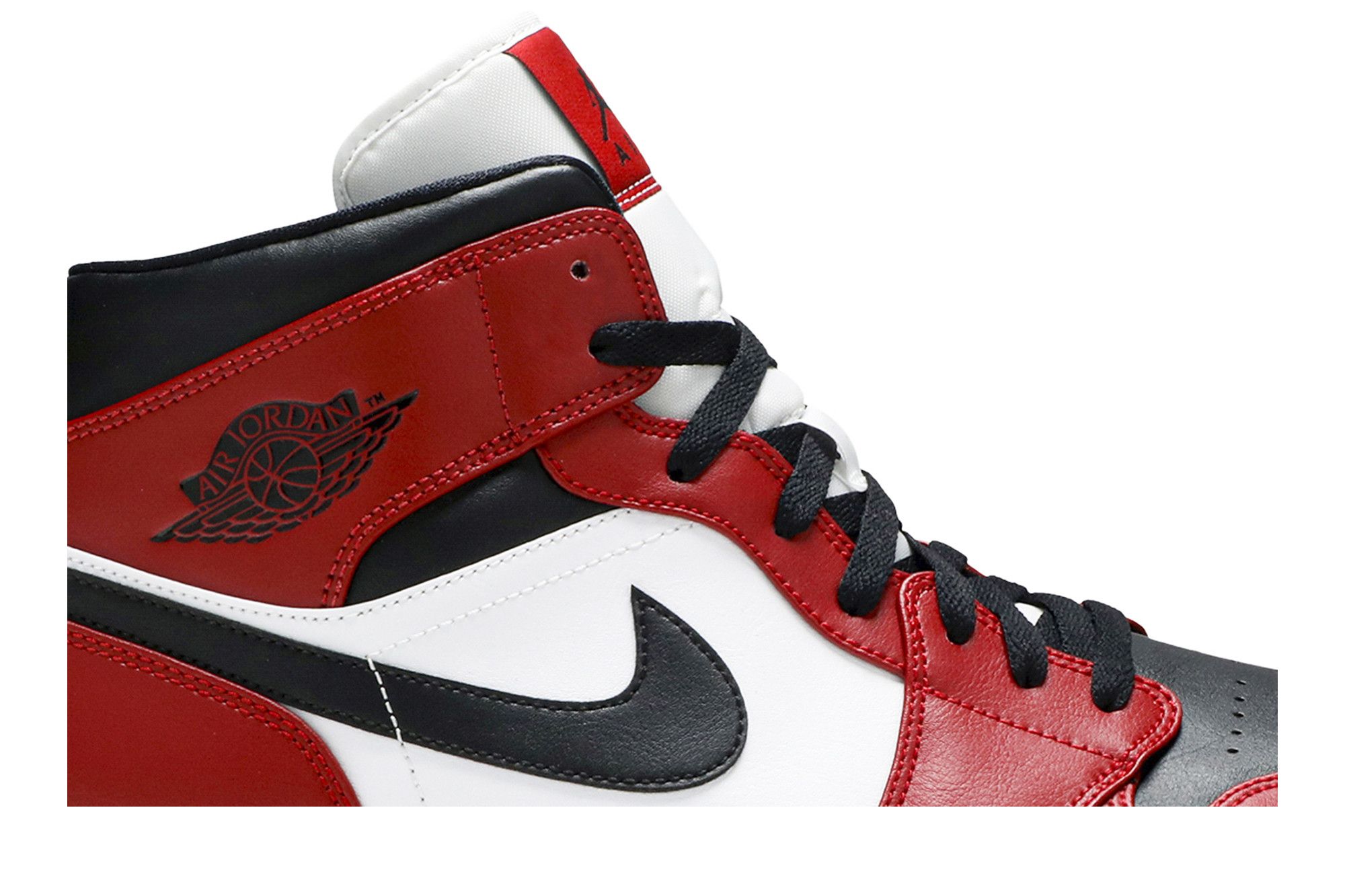 Buy Air Jordan 1 Mid Chicago Black Toe 554724 069 GOAT