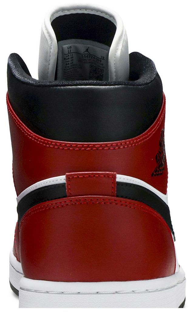 Air Jordan 1 Mid Chicago Black Toe