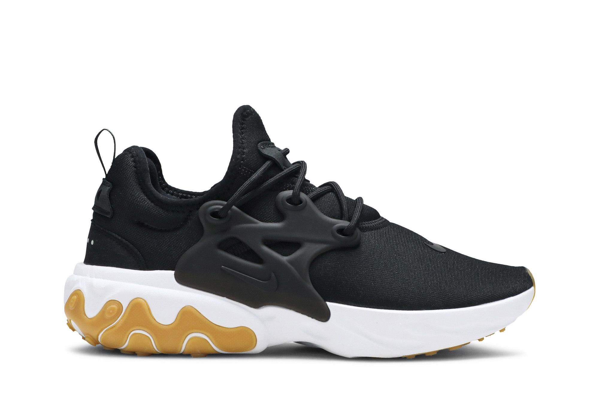 Nike presto react hotsell black and white