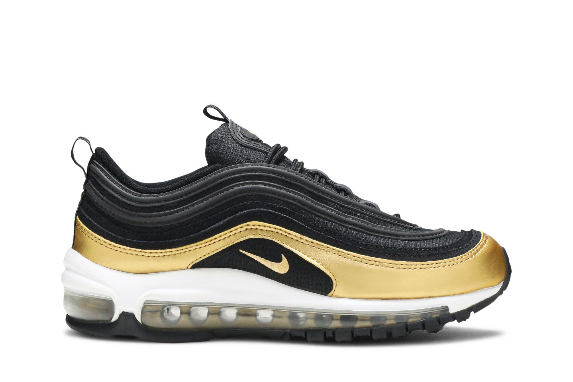 Air max 97 clearance black with gold check