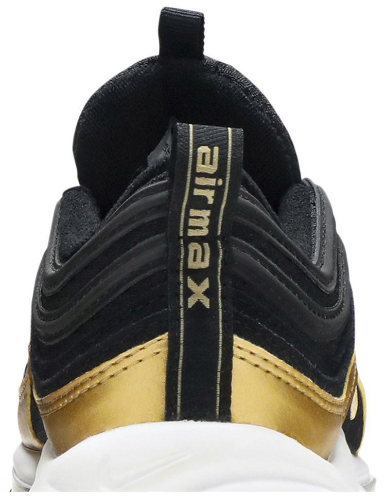 Nike Air Max 97 GS Black Metallic Gold