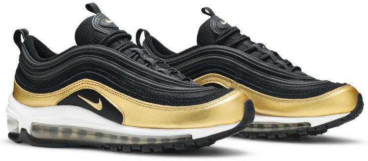 Nike Air Max 97 GS Black Metallic Gold