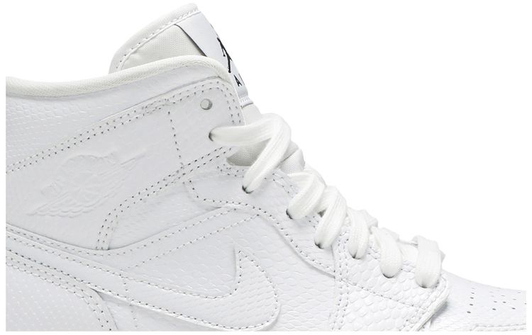 Wmns Air Jordan 1 Mid White Snakeskin