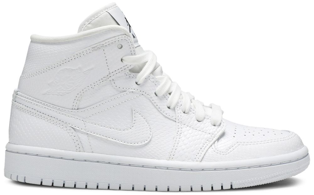 white snakeskin jordans