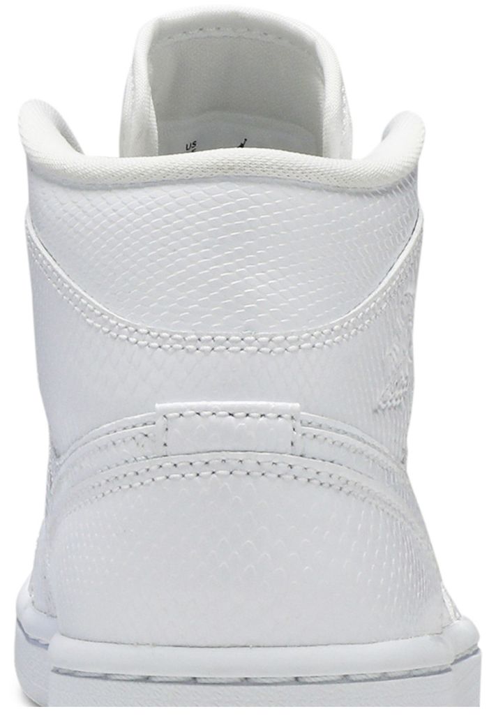 Wmns Air Jordan 1 Mid White Snakeskin
