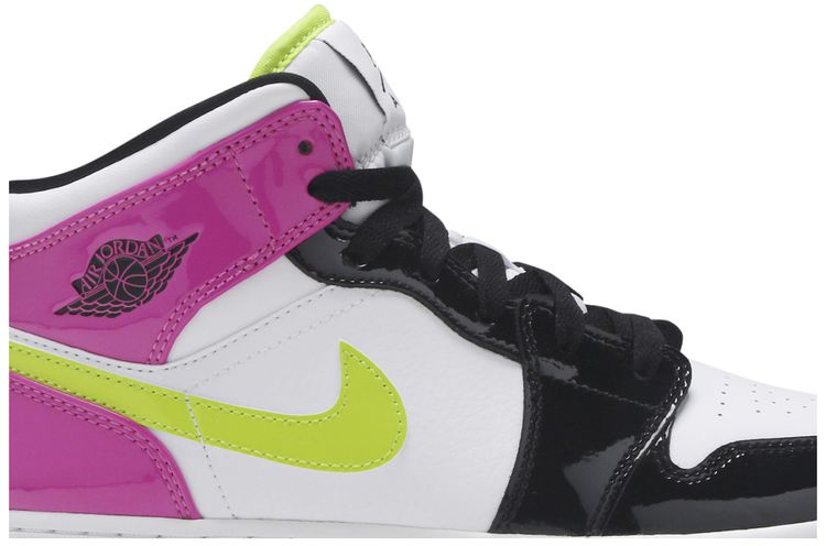Air Jordan 1 Mid SE GS Cyber Active Fuchsia