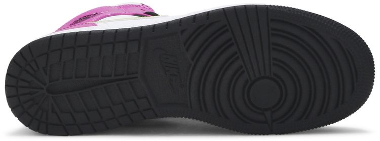 Air Jordan 1 Mid SE GS Cyber Active Fuchsia