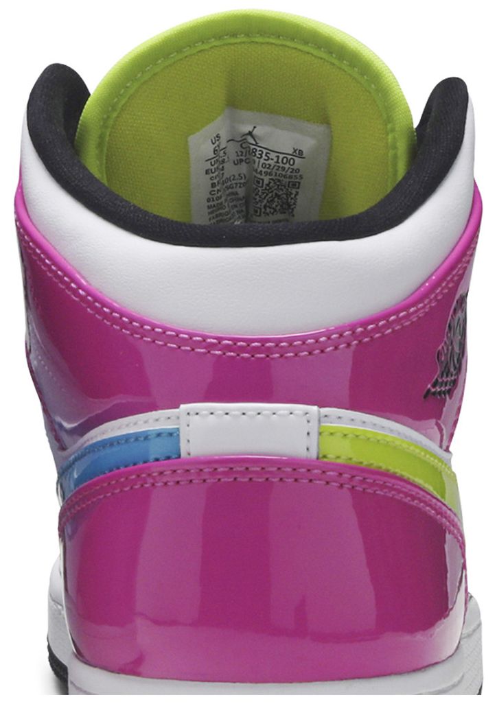 Air Jordan 1 Mid SE GS Cyber Active Fuchsia