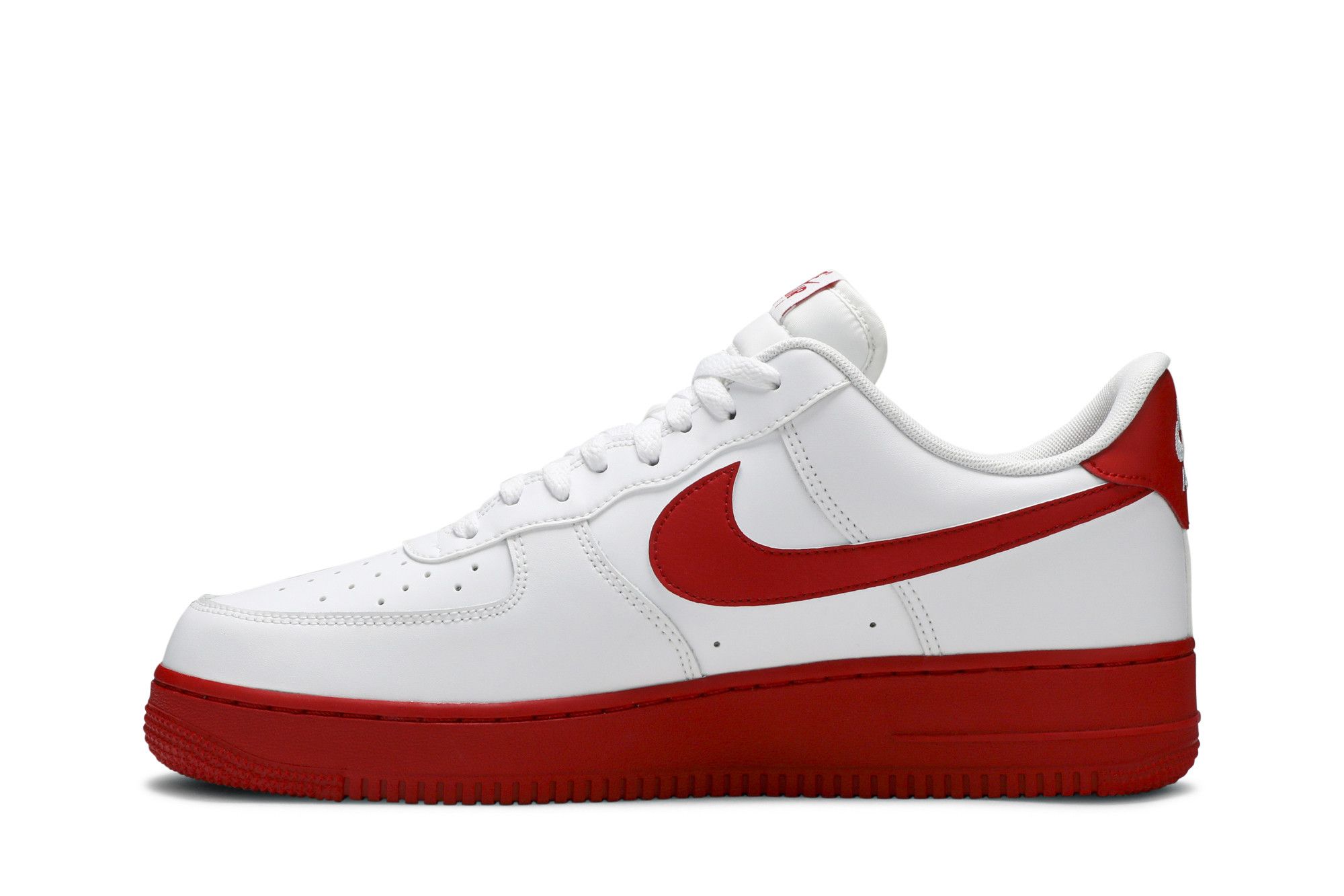 White and red air force 1 low clearance