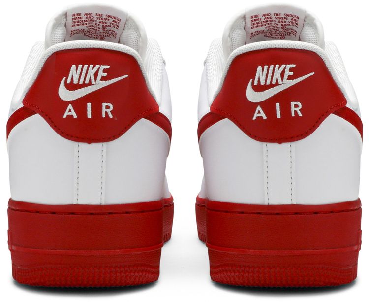 Nike Air Force 1 Low White Red Sole