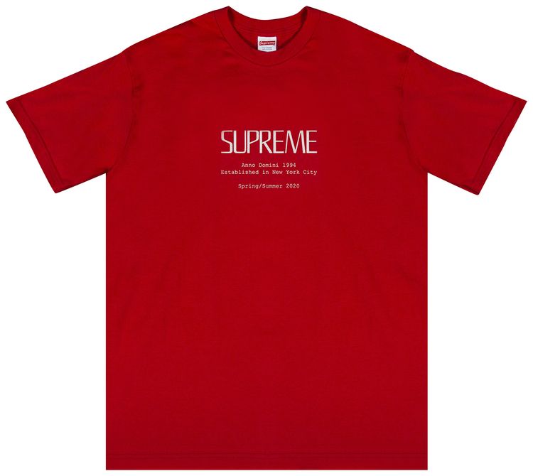 Supreme Anno Domini Tee Red