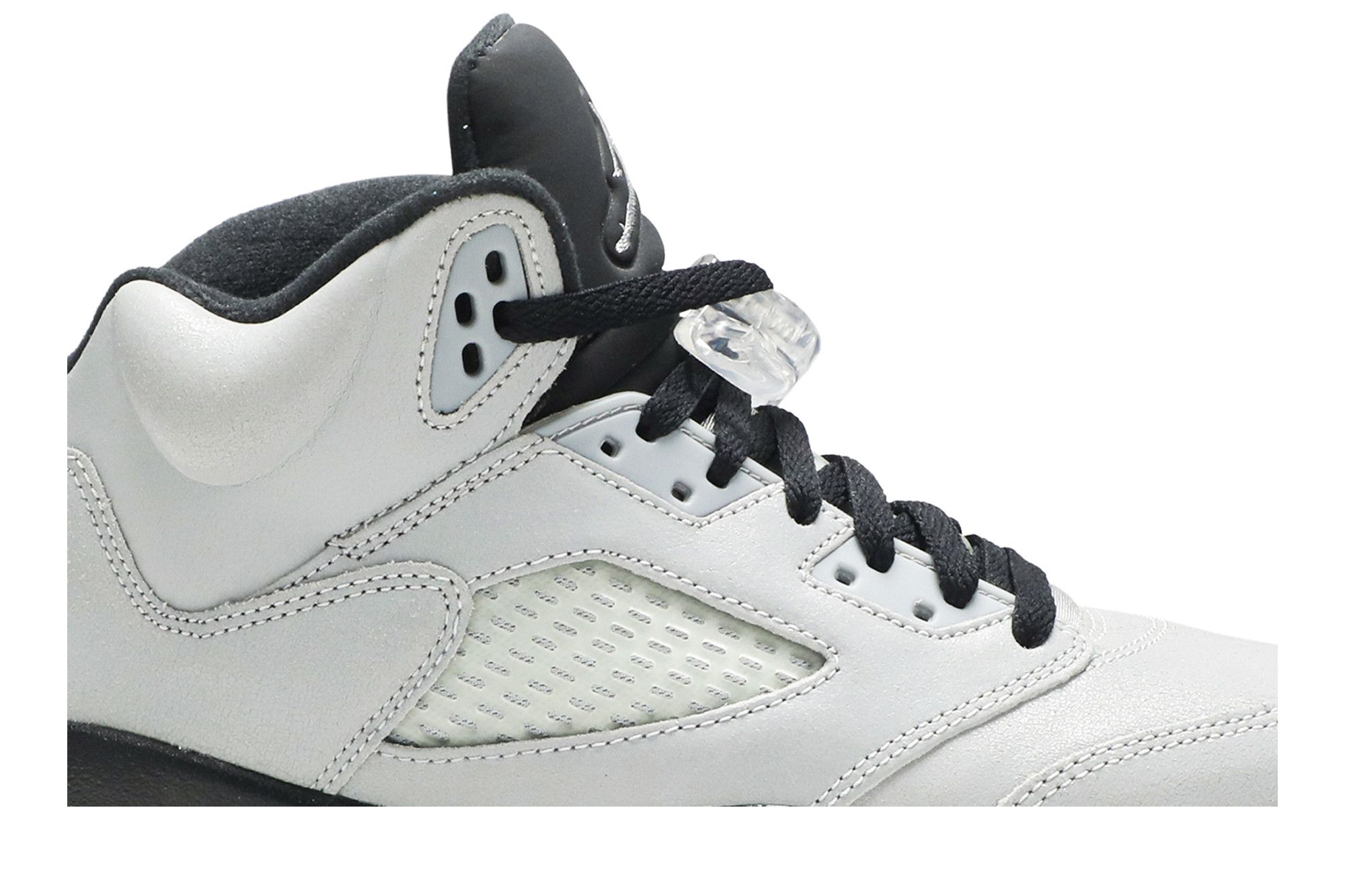 Size 4.0 Air Jordan 5 Retro GS Wolf Grey