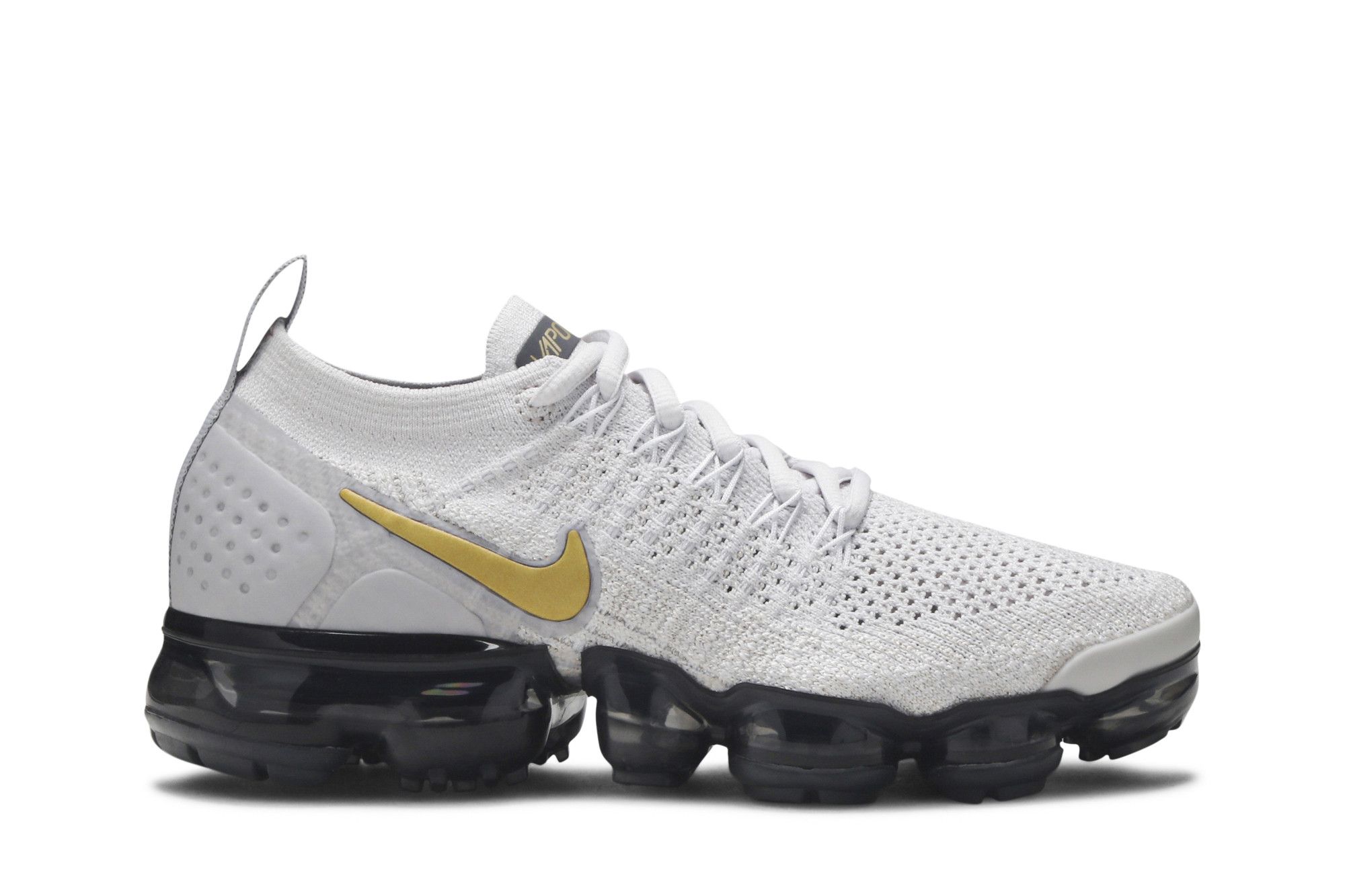 Vapormax top grey gold