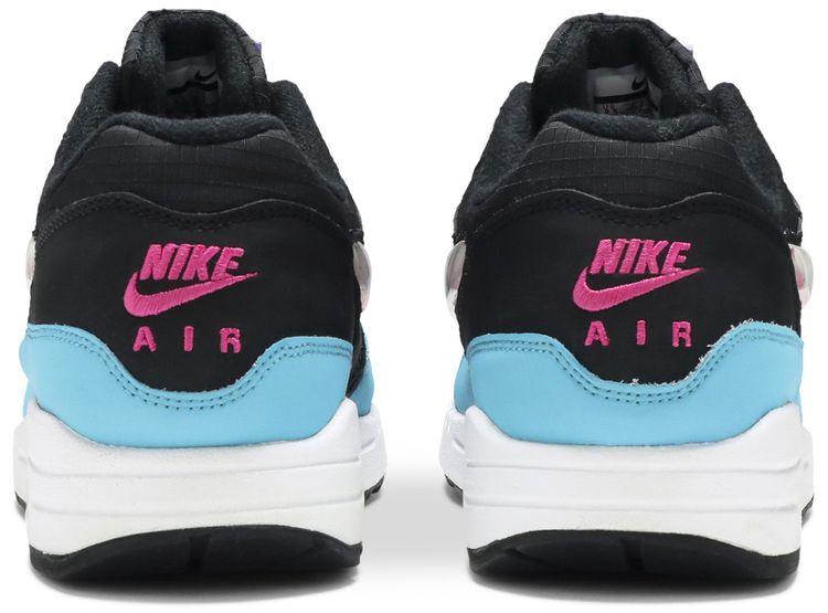 Nike Air Max 1 Jewel Swoosh   Black Blue Furry
