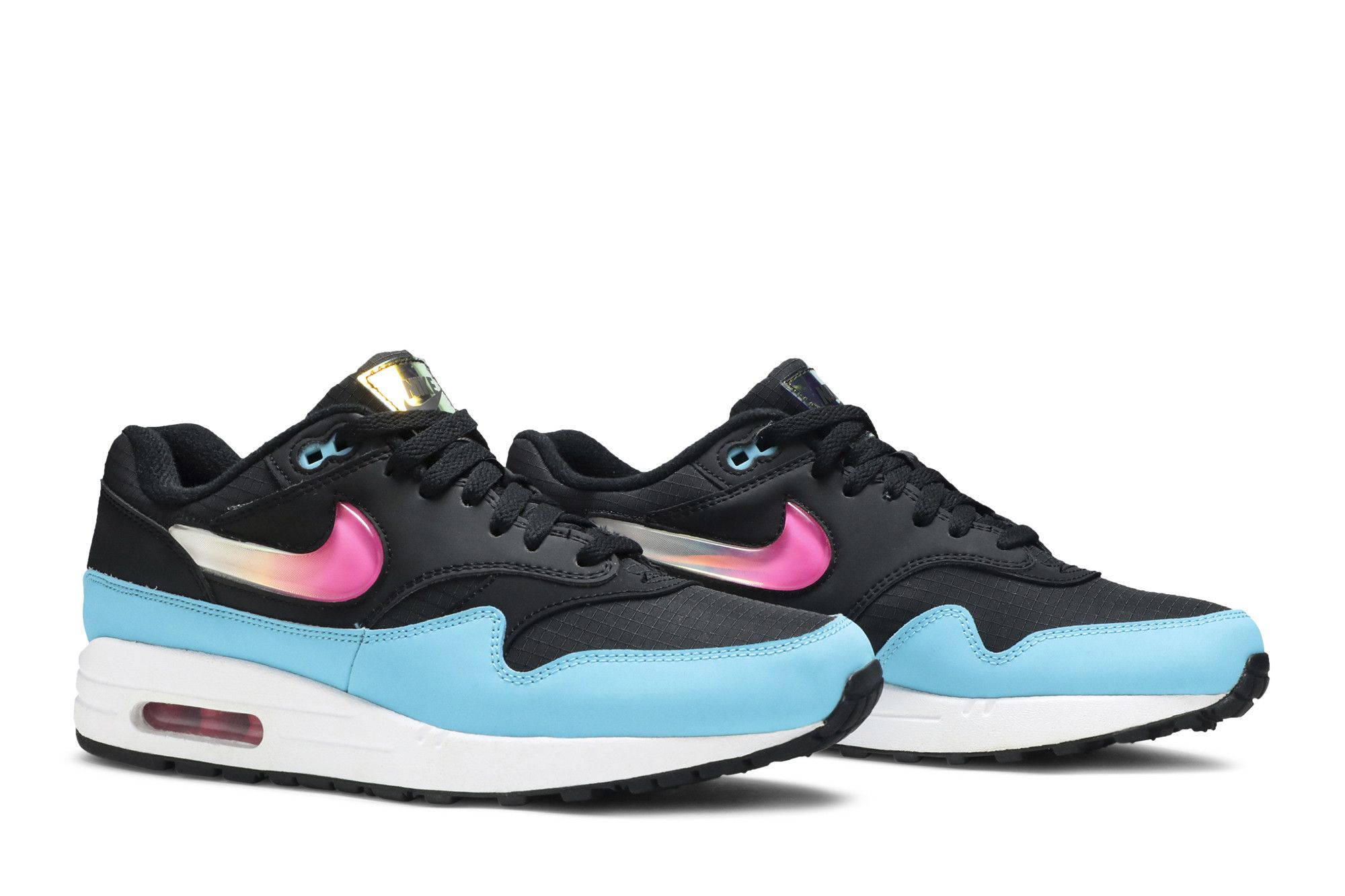 air max 1 jewel swoosh black blue fury