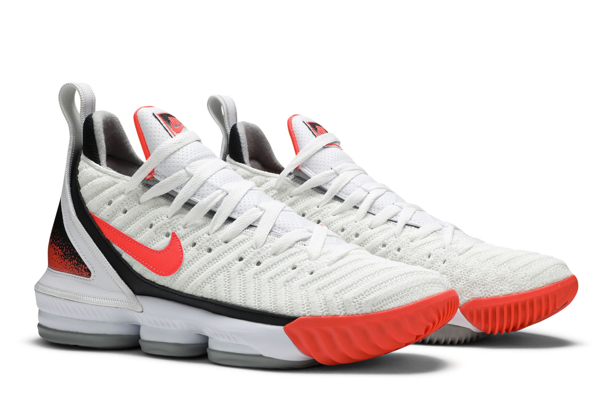 Buy LeBron 16 Air Tech Challenge Hot Lava White CI1521 100 GOAT CA