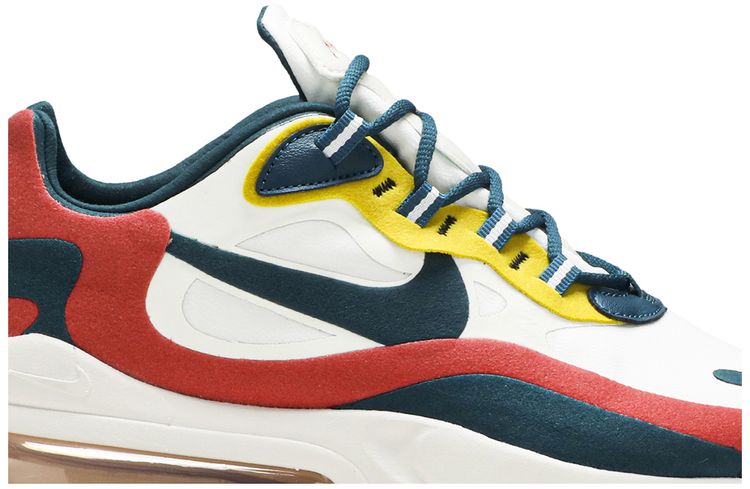 Nike Air Max 270 React White Turquoise Yellow