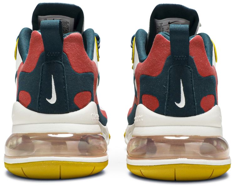 Nike Air Max 270 React White Turquoise Yellow