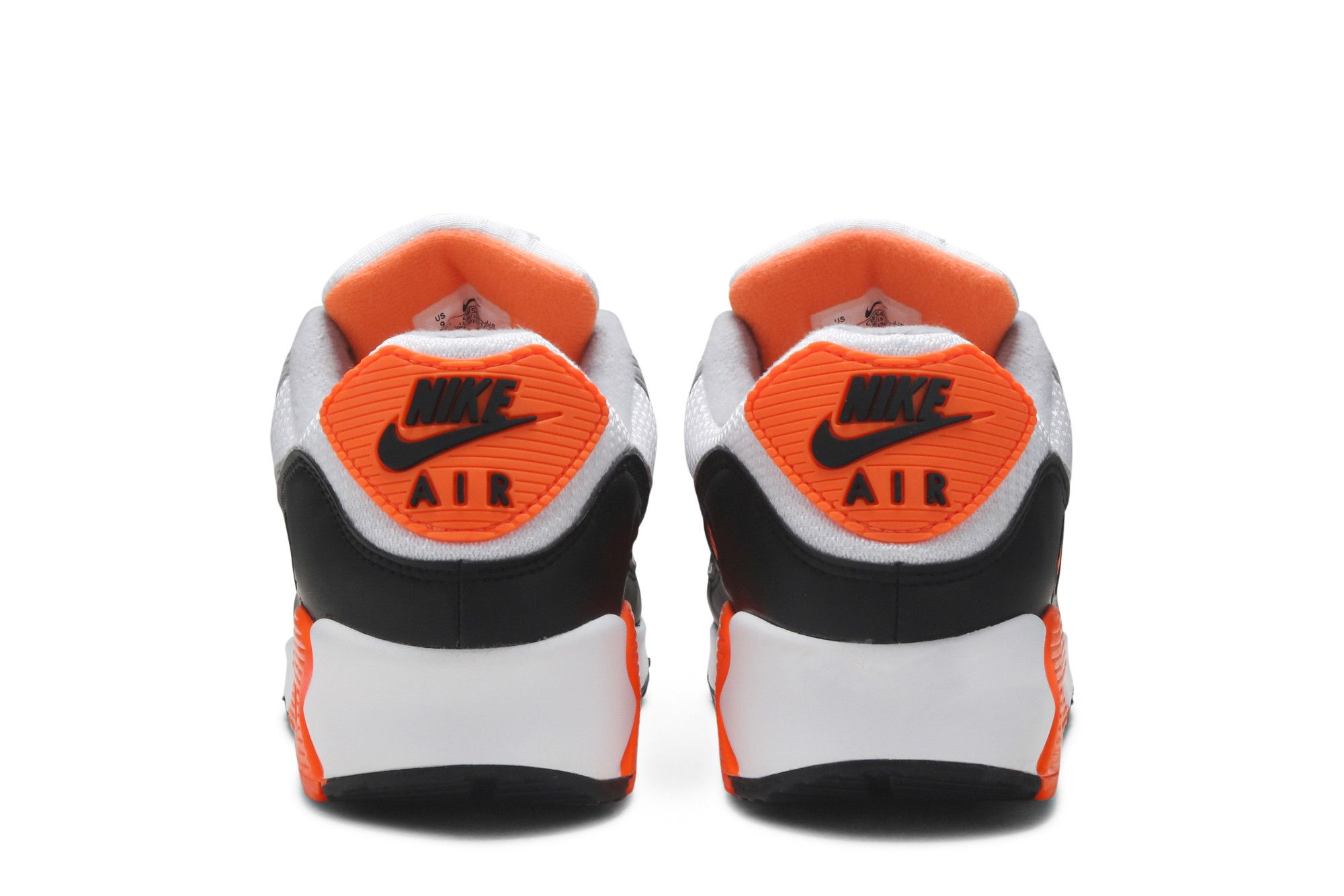 orange and gray air max 90