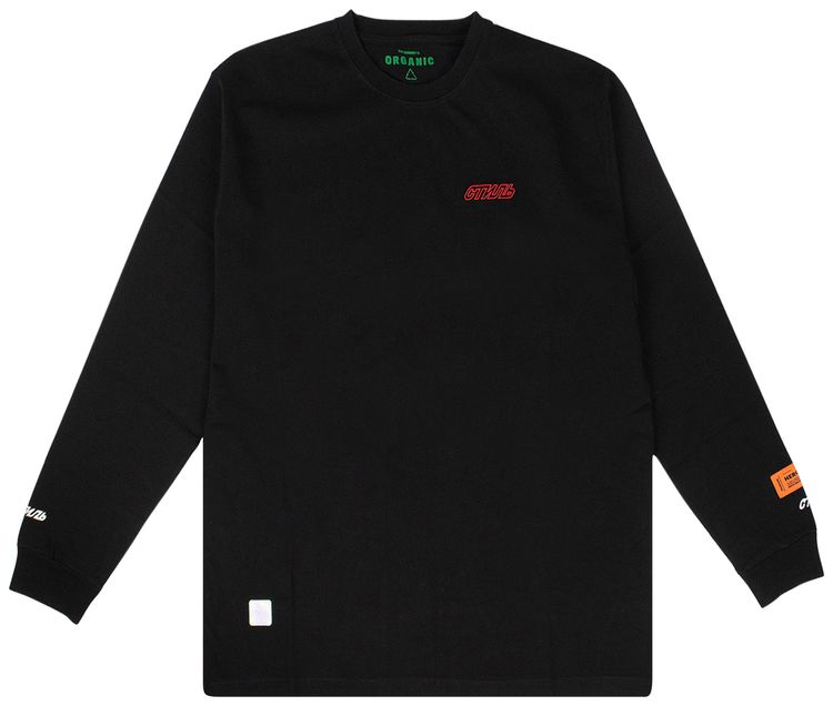 Heron Preston CTNMB Long Sleeve T Shirt Black