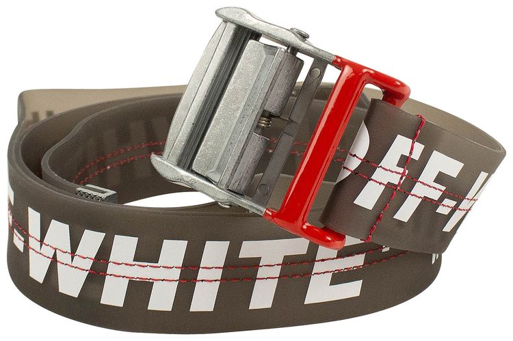 Off White Logo Industrial Belt Black