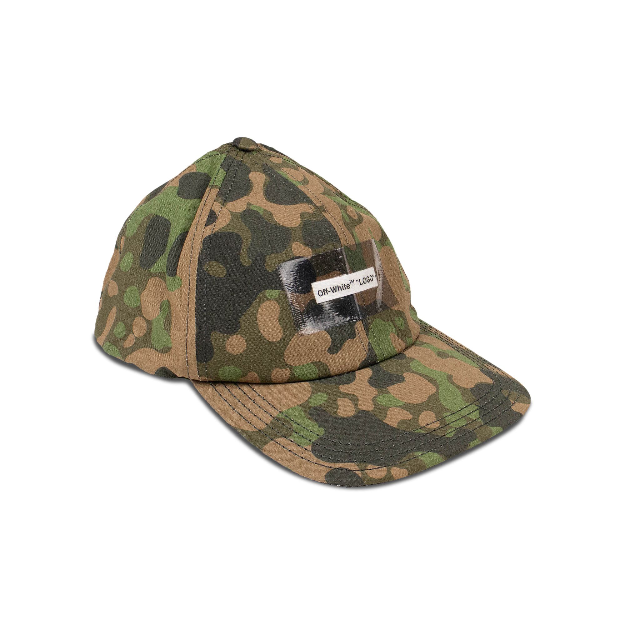 Buy Off White Camouflage Logo Baseball Cap Multicolor