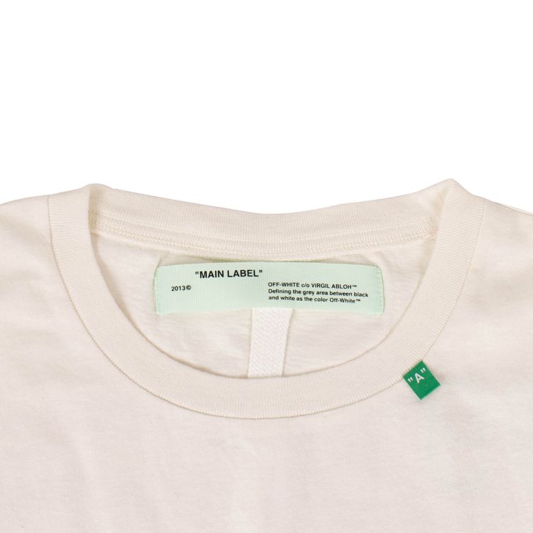 Off White Stencil Logo T Shirt White