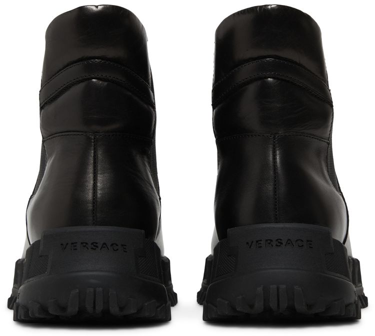 Versace Medusa Chelsea Boots Black