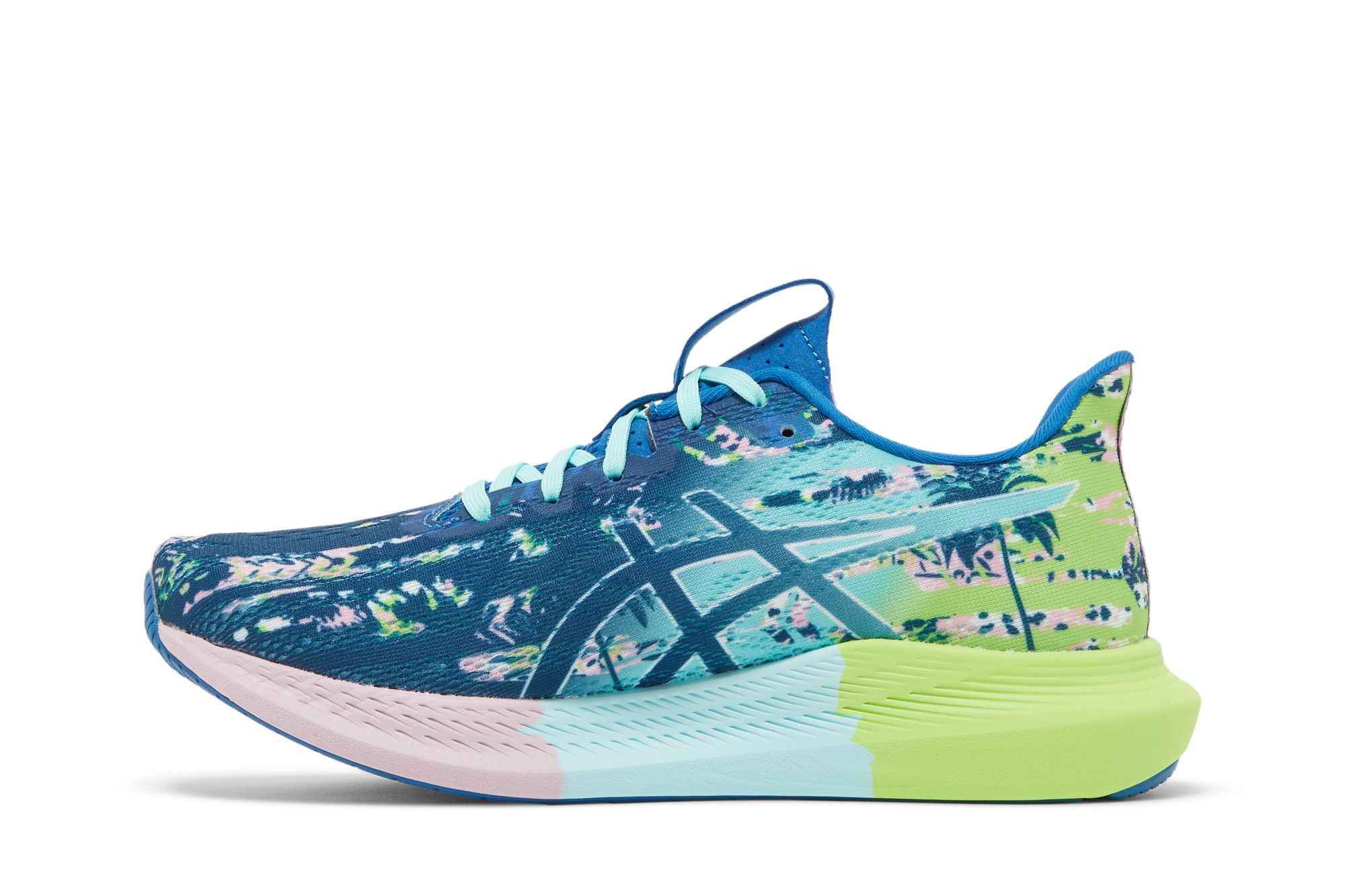 商品画像：Asics Womens Sz 8 Gel Noosa Tri 10 Multicolor Running Shoes 4