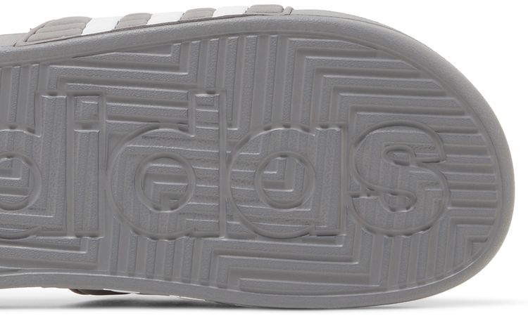 Adidas Adissage Slide Grey White