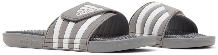 Adidas Adissage Slide Grey White