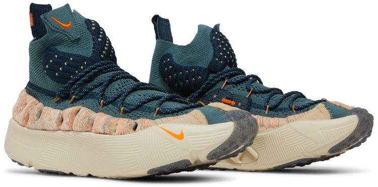 Nike ISPA Sense Flyknit Mineral Slate Magma Orange