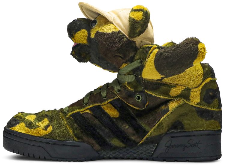 Adidas Jeremy Scott Camo Bear