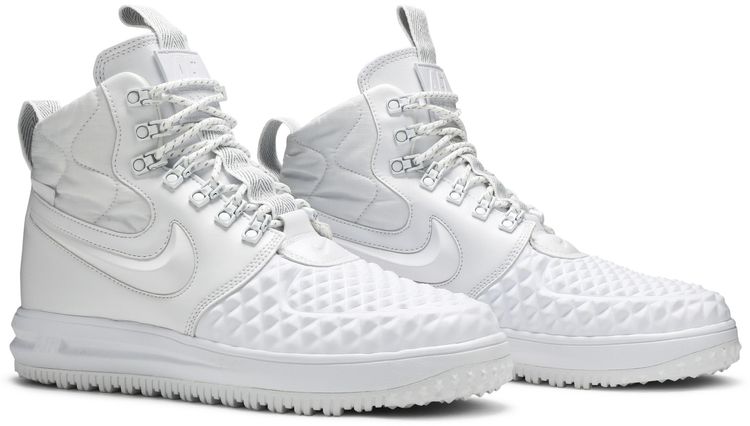 Lunar Force 1 Duckboot Triple White
